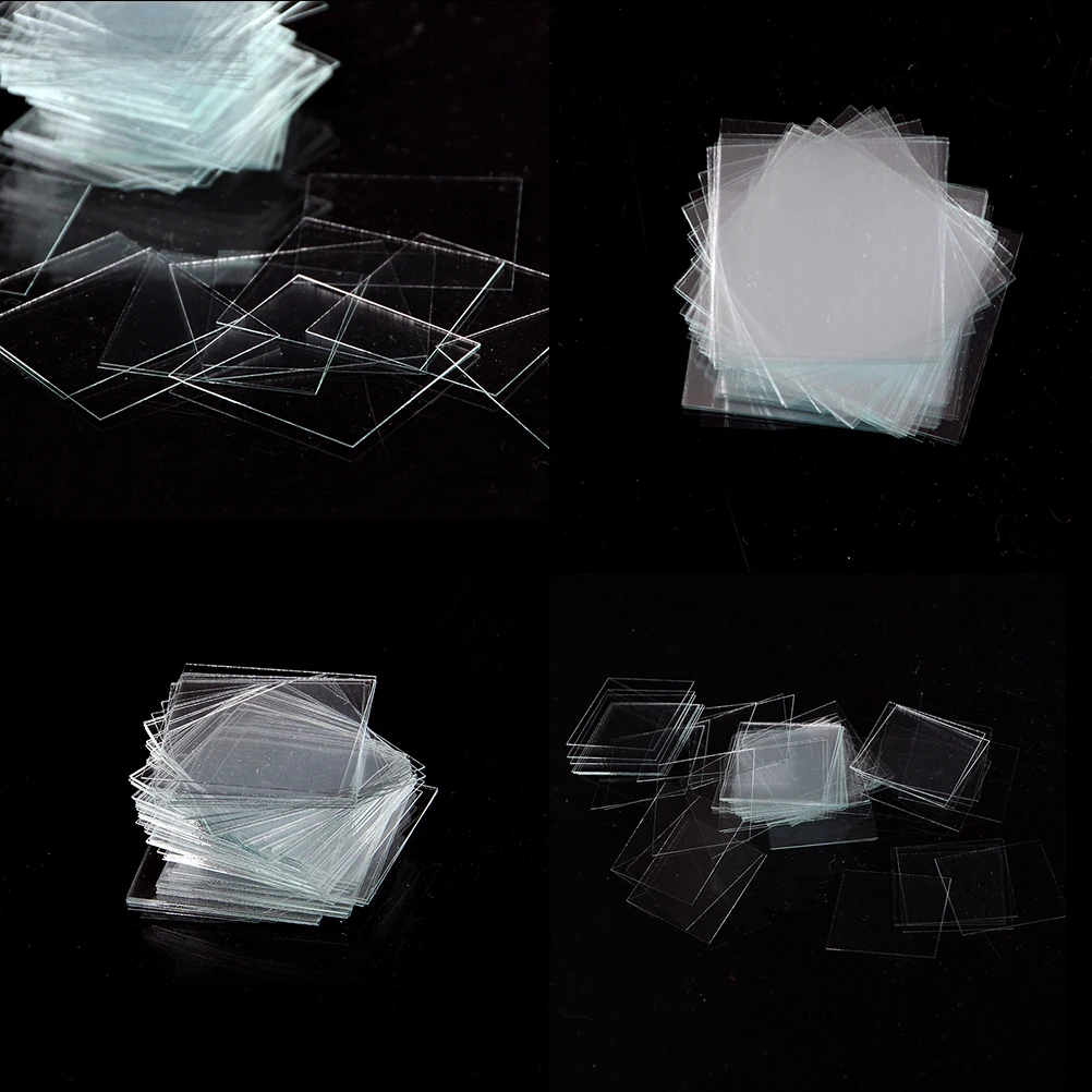 

100 pcs Glass Micro Cover Slips 18x18mm 24*50mm 22*22mm- Microscope Slide Covers