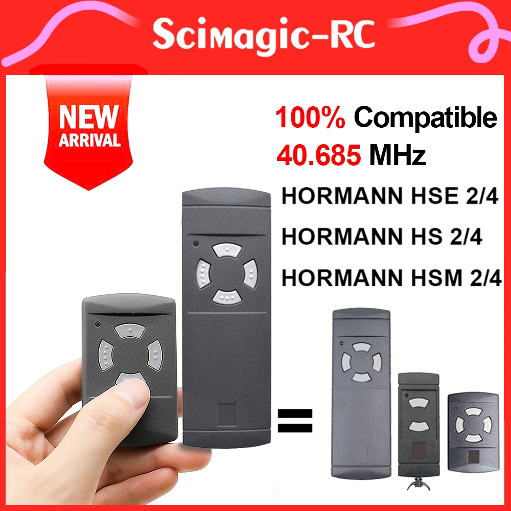 

40.685MHz HORMANN Garage Remote Control Low Frequency Hormann Compatible HSE2 HSE4 HSM2 HSM4 Gate Door Opener