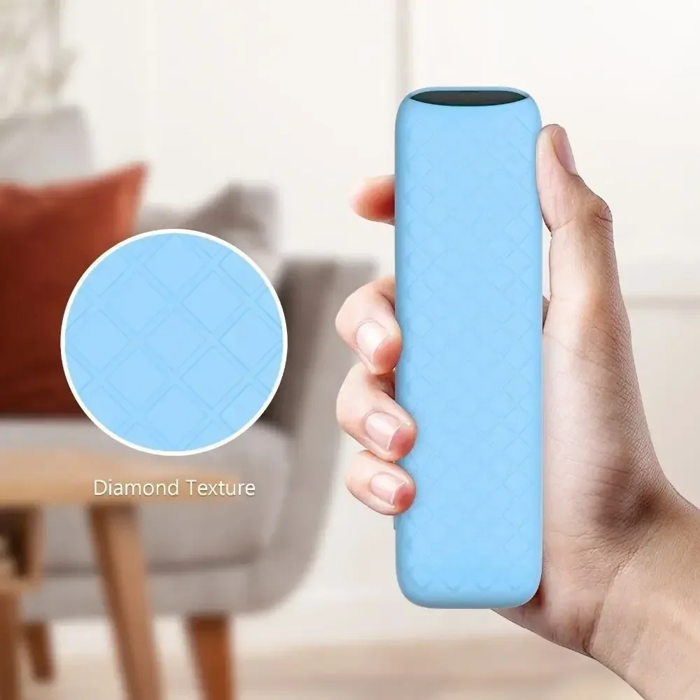 

Силиконовый защитный чехол с защитным ремешком Soft Shell Противоударный чехол для пульта дистанционного управления для уведомлений.GoogleTV Box 4K Pro 2025