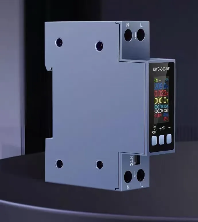 Picture 4: KINEE Smart WiFi MCB Circuit Breaker Switch with Voltage, Current, Timer, and Temperature  Functions 0-40A