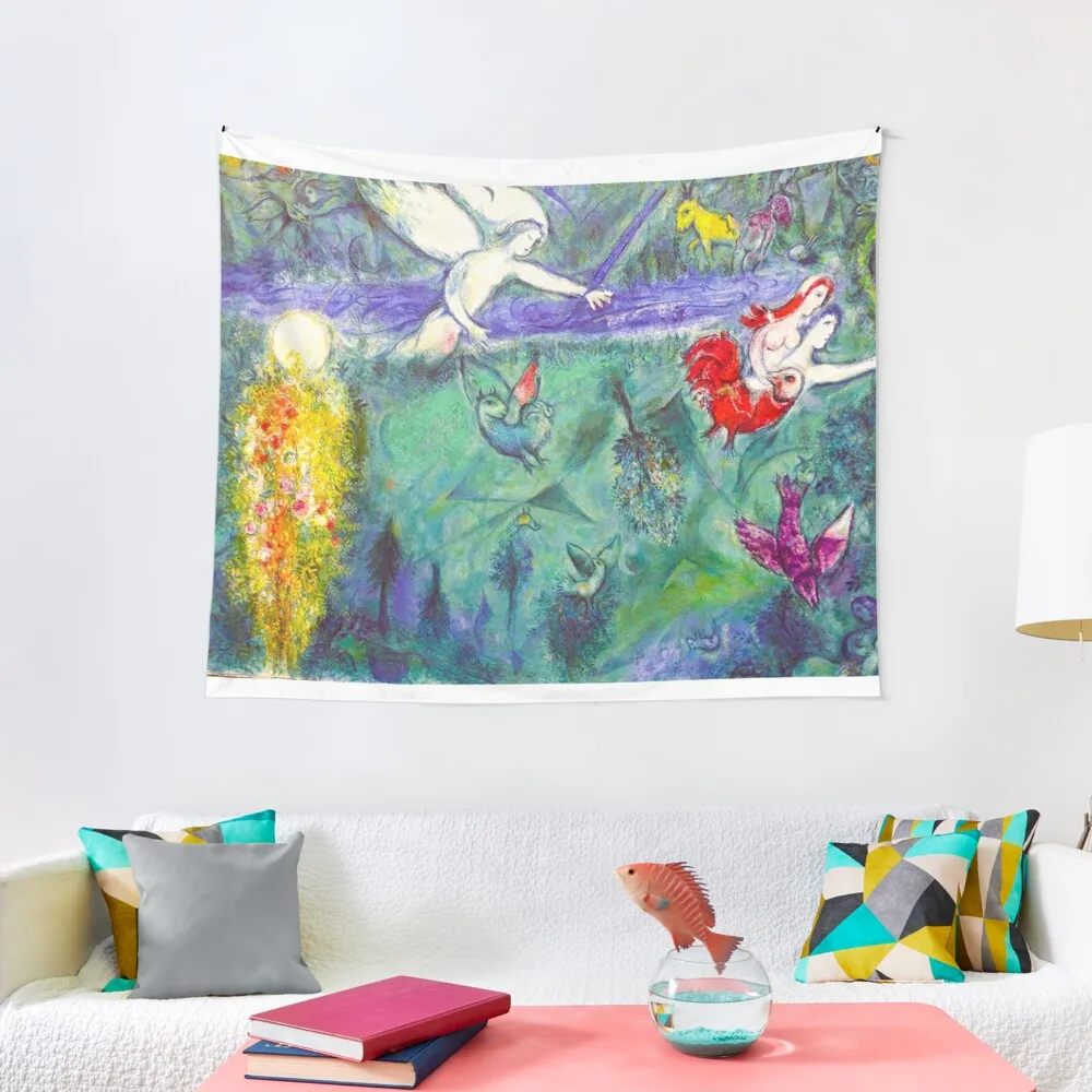 

Marc chagallAdam And Eve Chased From The Terrestrial Paradise Tapestry Decoration For Home