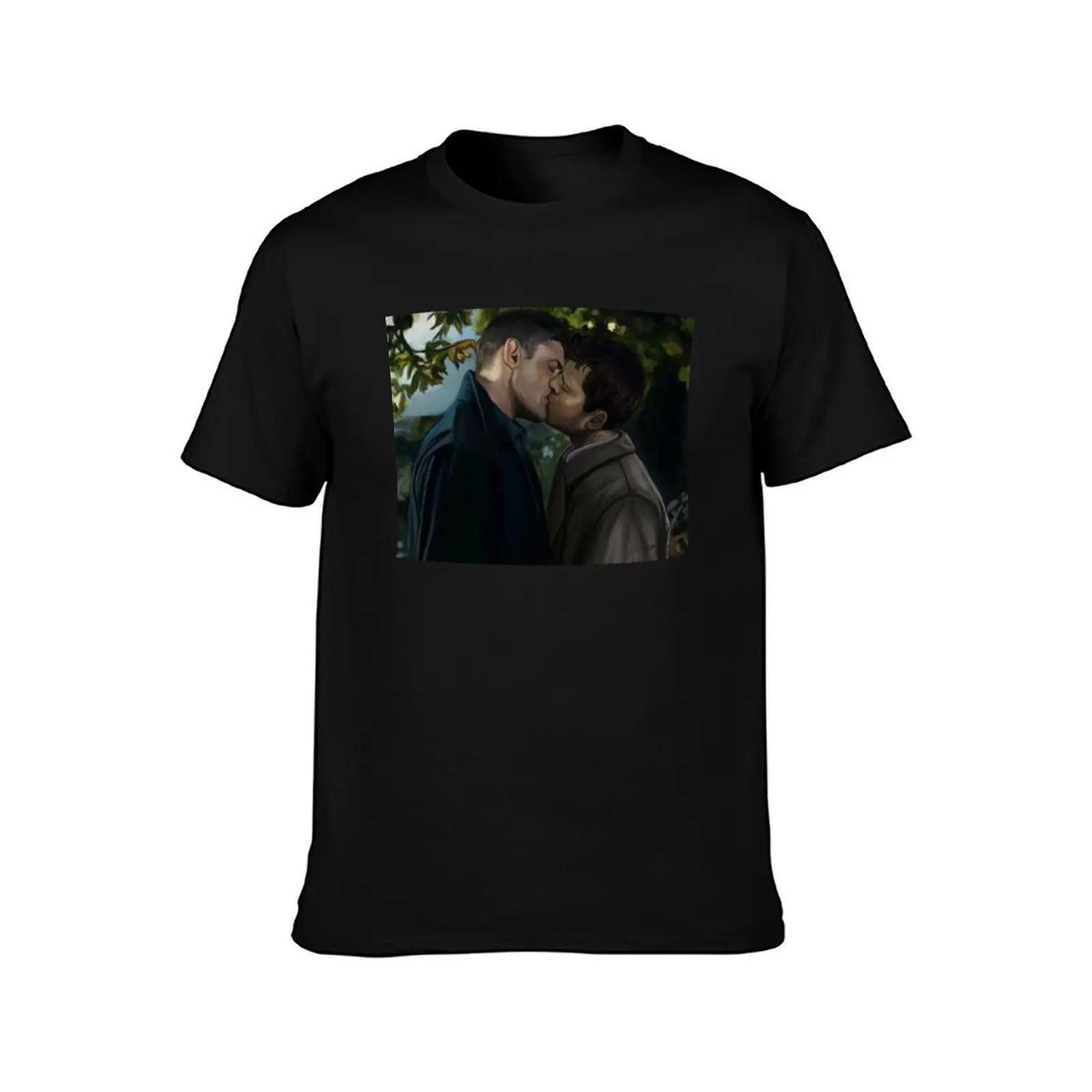 Destiel Kiss in The Wind T-Shirt Fitness Training Breathable Tee T-Shirt
