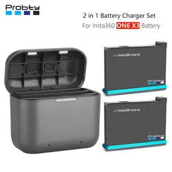 For Insta360 ONE X3 2200mAh Battery Charger Camera 360 Panoramic Action Camera Batteries Accessories For Insta360 ONE X3