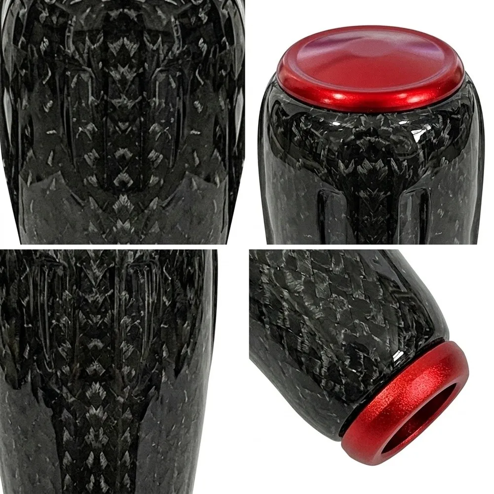 Carbon Weave Reel Knob Grip Ball For DAIWA Baitcasting Round Reel Fishing Tackle Accessories For Modification Parts Black Red Go view 3