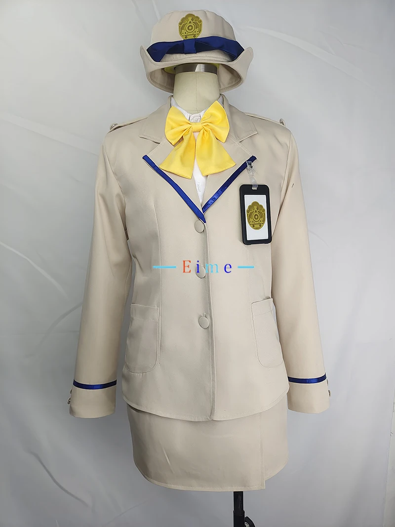Game Blue Archive Flight Attendant NPC Cosplay Costume Women Cute Party Dress Suit Halloween Carnival Uniforms Custom Made