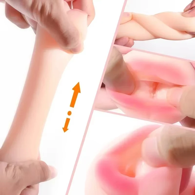 Egg Portable Stimulator Penis Massager Soft Rubber Adult Sex Toys for Men Realistic Vagina Pocket Pussy Mini Cups Masturbator view 4