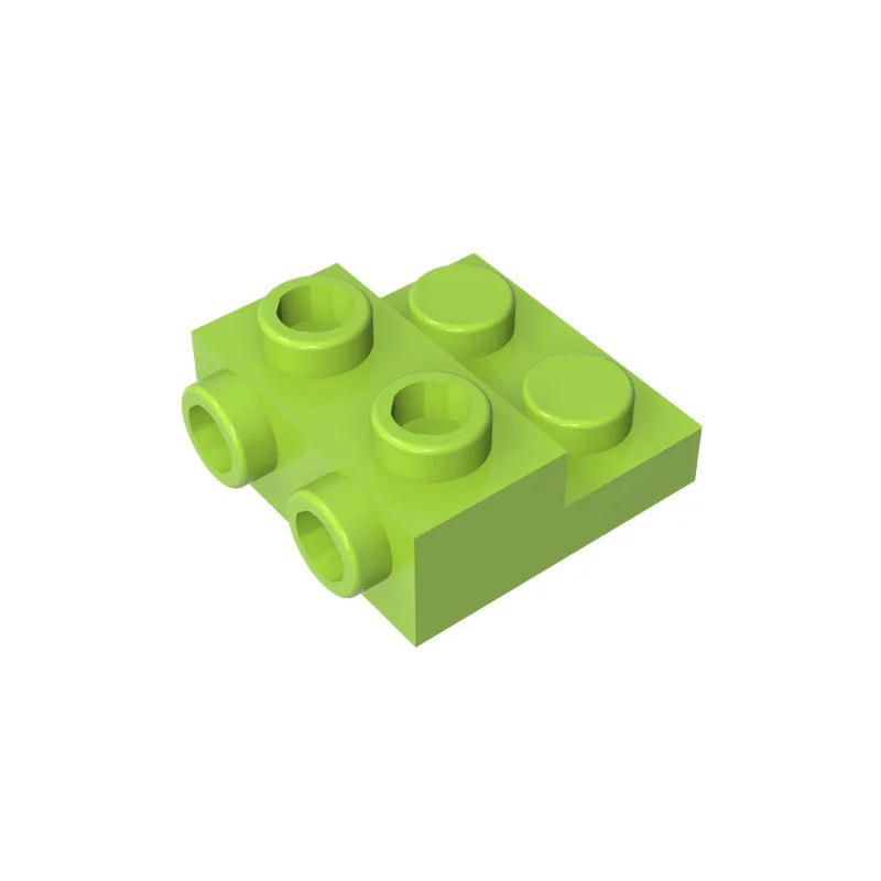 50 Stück 99206 Modifizierte Platte 2x2x2/3 mit 2 Noppen an der Seite Bausteine Spielzeug für Technische Bauwerke Geschenk DIY MOC Kompatibel – Detail 9