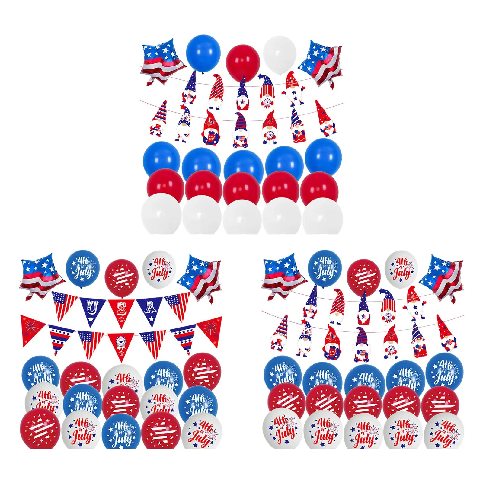 Patriotic Decorations, American Flag Party Decor, 22Pcs 4th of July Independence