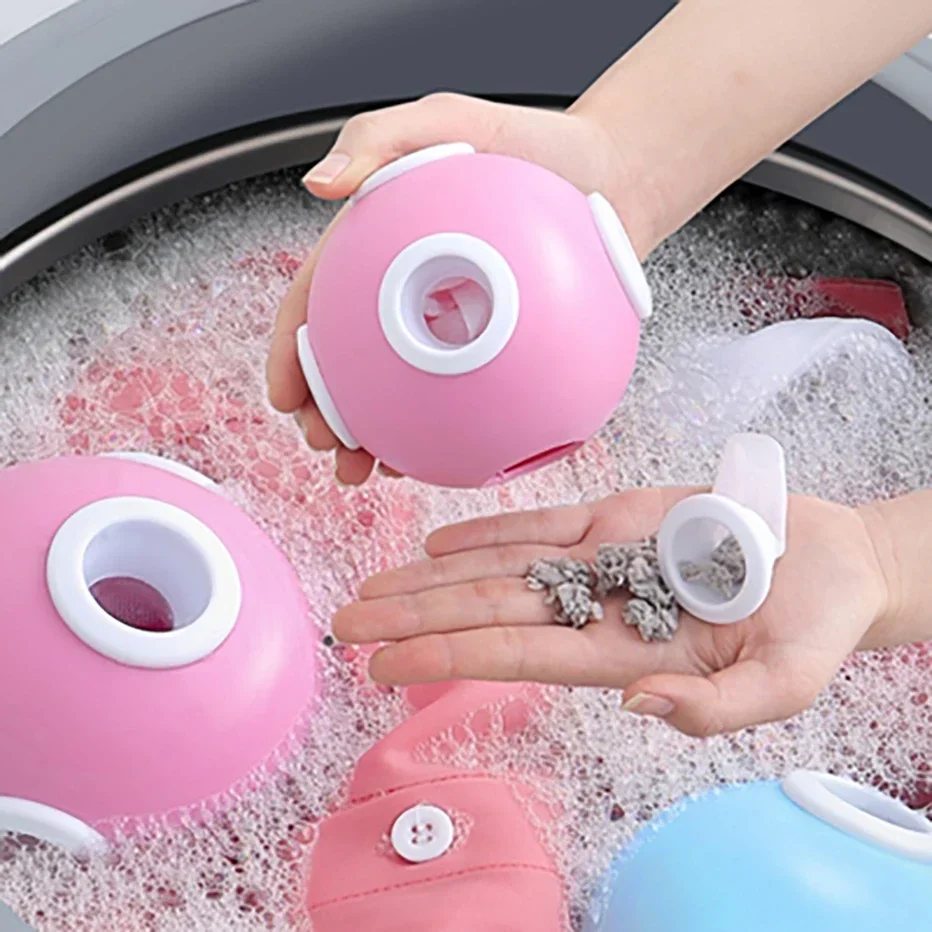 Laundry Pet Hair Catcher Magic Laundry Ball Kit Reusable Washing Machine Hair Catcher Dog Cat Pet Washing Balls Dryer Balls