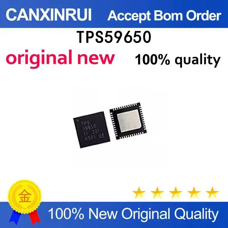 

(5pcs-100pcs)New TPS59650RSLR TPS59650 VQFN-48 linear voltage regulator chip IC