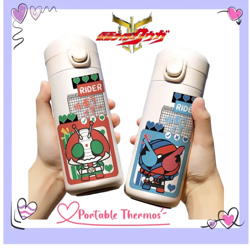 

Новая термокружка «Маскед Райдер»: стильный, креативный дизайн, для спорта и отдыха, портативная, из нержавеющей стали, с мультяшным рисунком