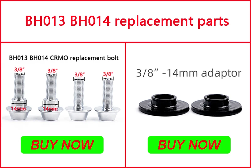 POLSO BH014 BMX-Nabe 100 x 3/8 110 x 3/8 BMX-Vorder- und 9T-Hinterradnaben Schwarz Silber BMX-Nabe – Detail 1