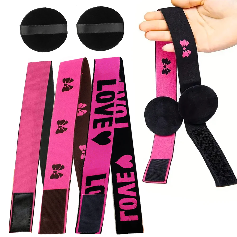 

3 шт., модная повязка на голову с расплавленным краем для кружевных париков с пуховкой для ушей, регулируемая эластичная повязка на голову с защитой для ушей, повязка на парик с чехлами для ушей