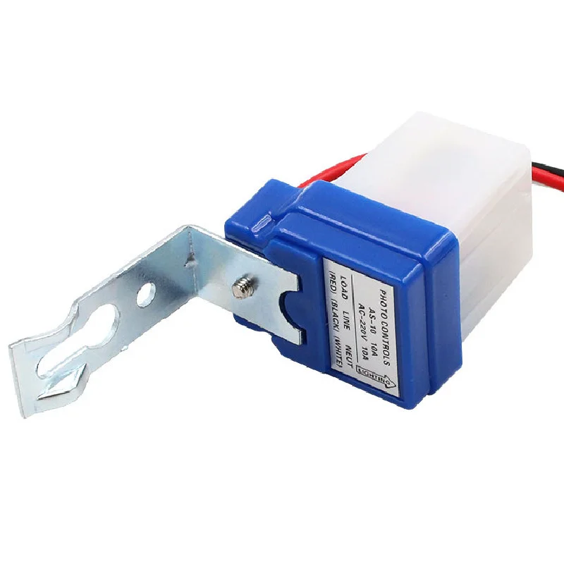 AC/DC 12V 24V 110V 220V 10A Automatic Auto On Off Photocell Street Light Switch 50-60Hz 10A Photo Control Photoswitch Sensor