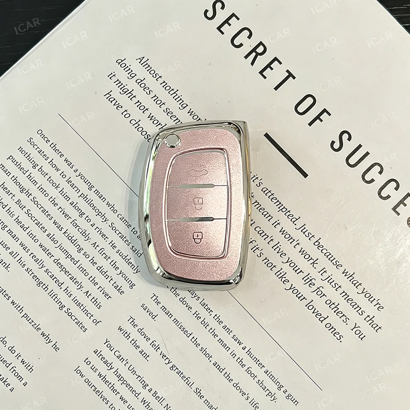 Fashion for Hyundai Ix35 I40 I20 Tucson Elantra Creta Sonata Ioniq Accent Creata 3 Button Car Key Case Key Cover Fob Accessories view 6