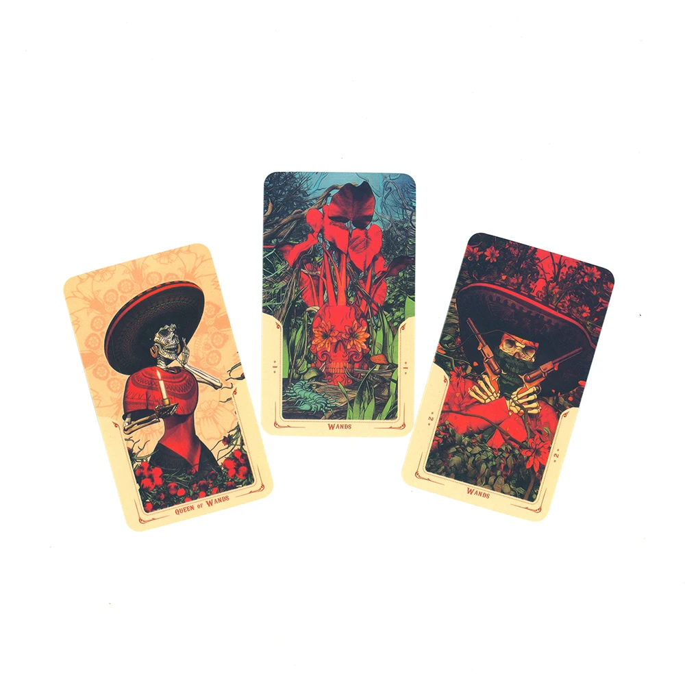 NEW Santa Muerte Tarot Cards ( five languages: English Spanish French Italian and German.)PDF Guide Provide Logistics Tracking