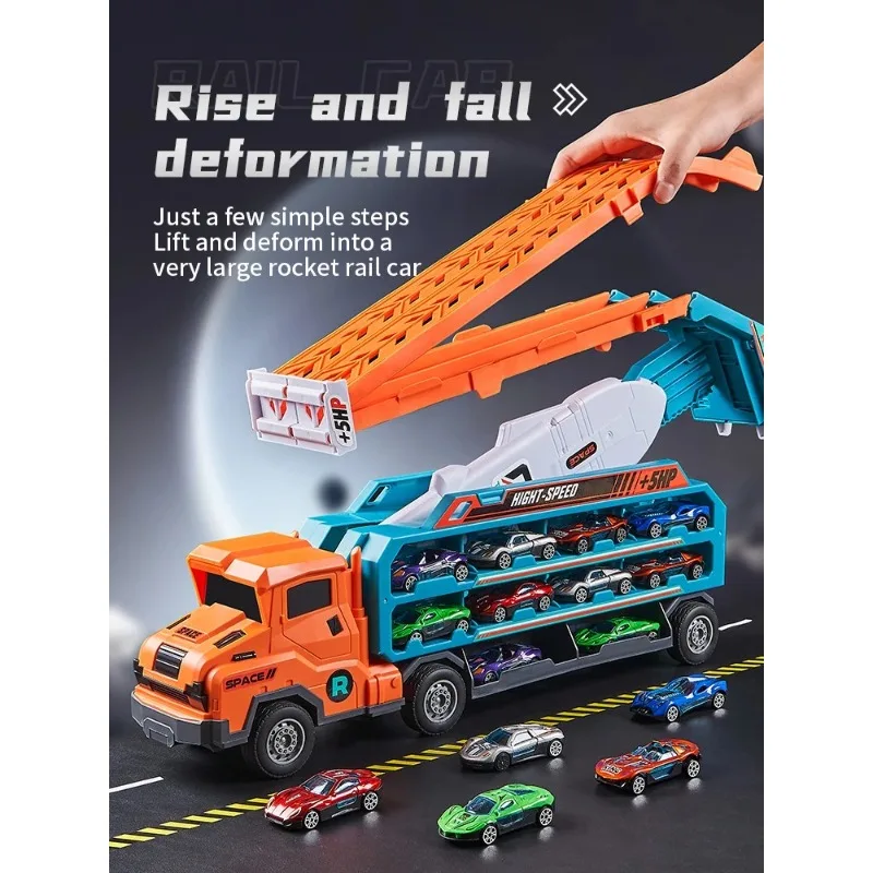 كوستر نوع مضمار السباق سيارة رفع الجمود سباق السيارات مزيج ألعاب أطفال عيد الميلاد الشكر عيد الهالوين السنة الجديدة عيد ميلاد