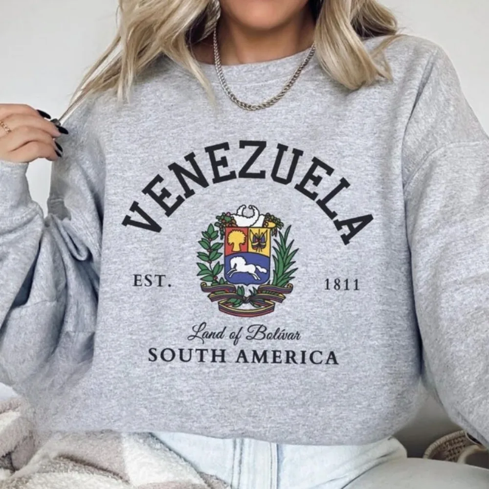 Sudadera Venezuela Freedom, suéter con bandera de Venezuela, Unisex para hombres y mujeres, regalo Venezuelan, jersey gráfico de invierno, sudaderas con capucha para mujer