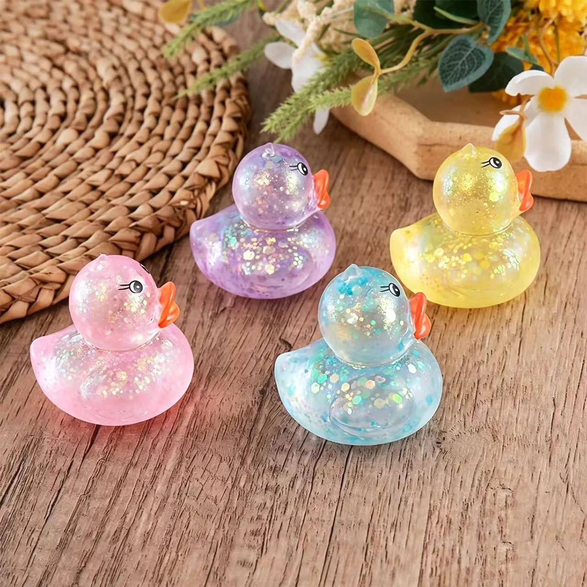 Soft Squishy Cute Animal Maltose Aurora Duck Squeeze gift Stress Relief Decompression stress ball Stretch Creative  gifts