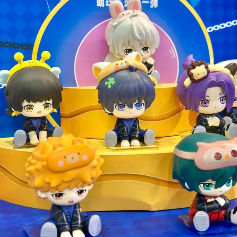 

Blue Lock Series Cute Toy Blind Box - Q Version Kiyomizu Ichi Ito Shin Figure Trendy Collectible Model Pendant for Holiday Gift