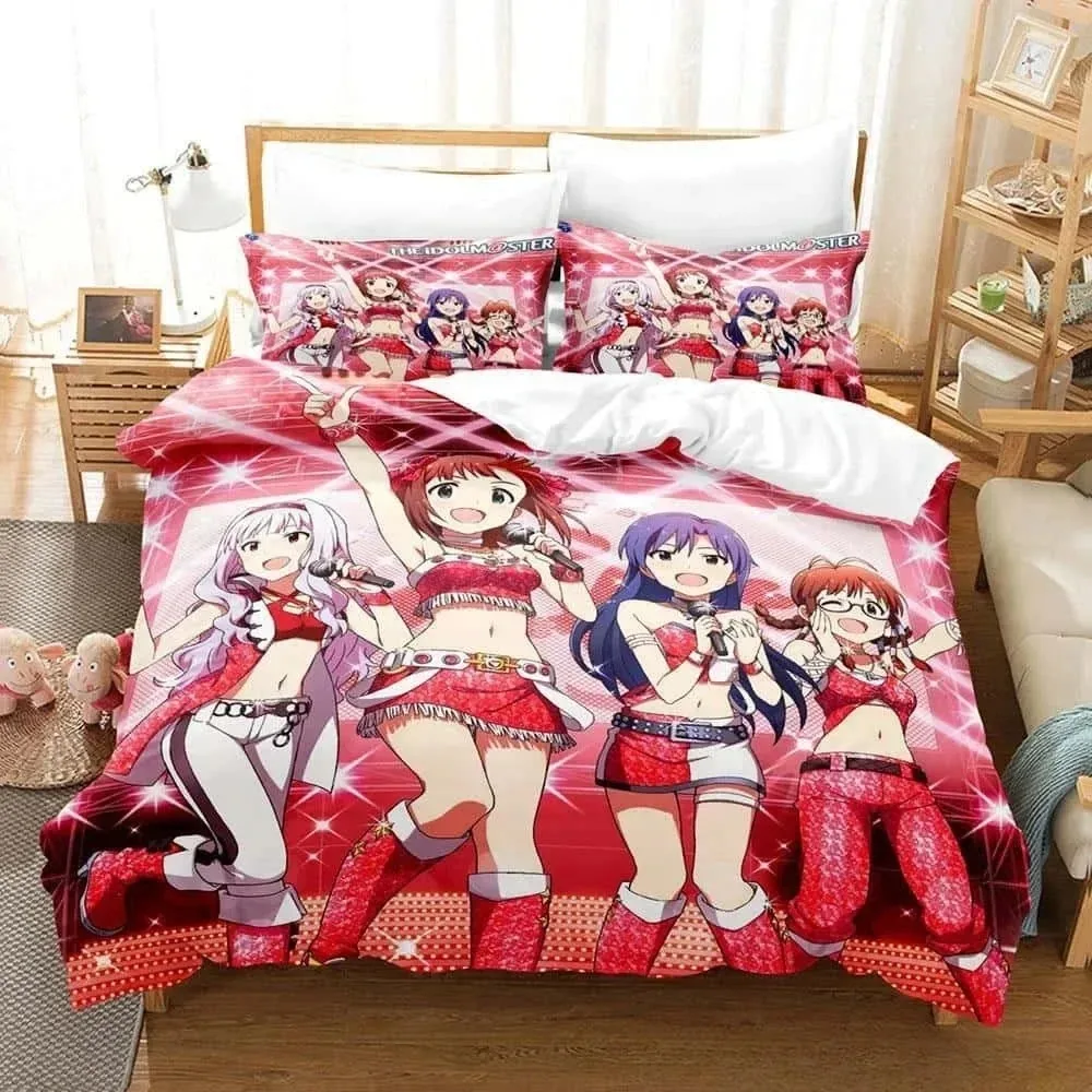 

3D Anime THE IDOLM@STER Chieri Ogata Bedding Set Bedroom Soft Modern Bedspreads Comefortable Duvet Cover Quilt Cover Pillowcase
