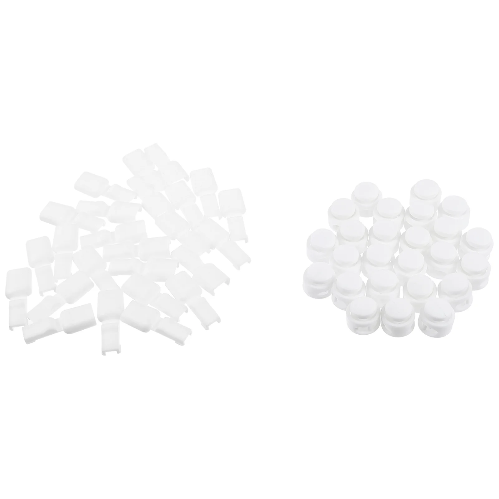 مجموعة واحدة من مشابك ذيل رباط الحذاء البلاستيكية، إبزيم قفل رباط الحذاء، خفيف الوزن، حواف ناعمة، تصميم مضاد للانزلاق، مثالي لأحذية الجري #3