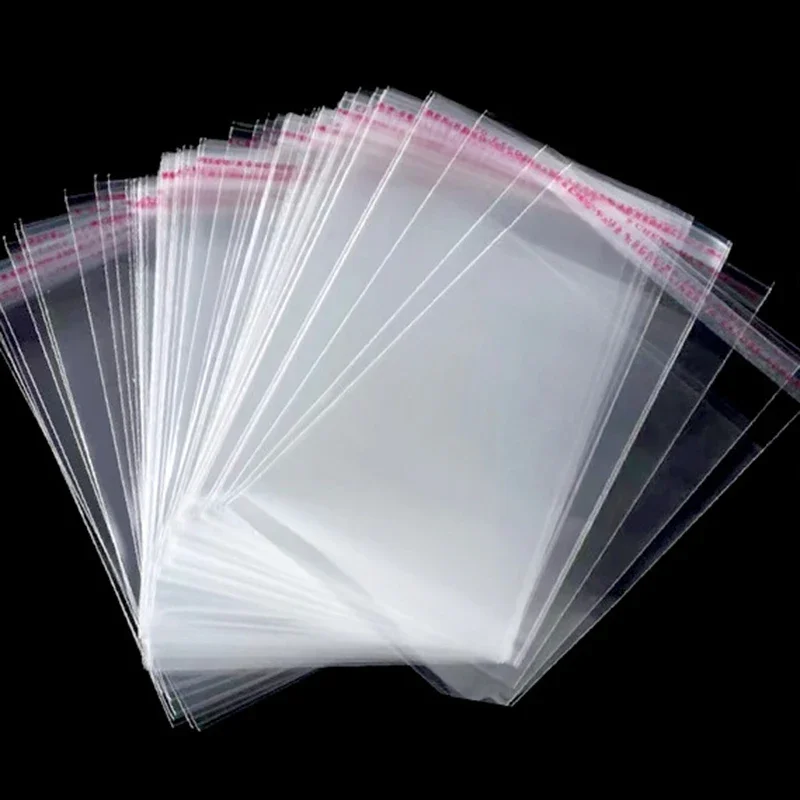 透明な自己封緘式ジュエリーアクセサリーキャンディOPP自己粘着袋包装再封可能なギフトクッキー包装袋
