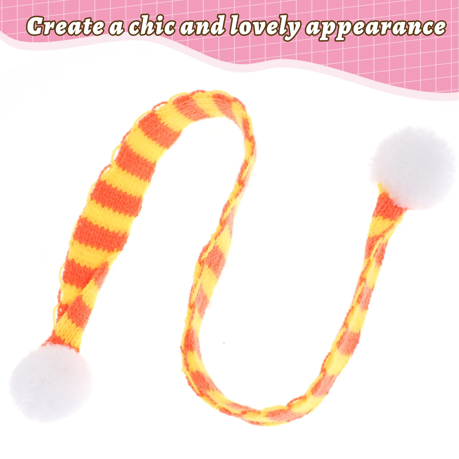 

5 Pcs Mini Scarf Dog Pet Warm Cats and Dogs Scarves for Holiday Winter