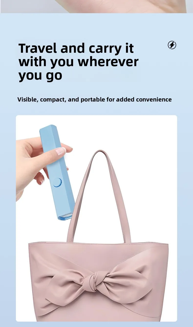 Handige draagbare nageldrogerlamp UV/LED-uitharding Alle gellak Nail Art Tool Oplaadbare sneldrogende nagellamp