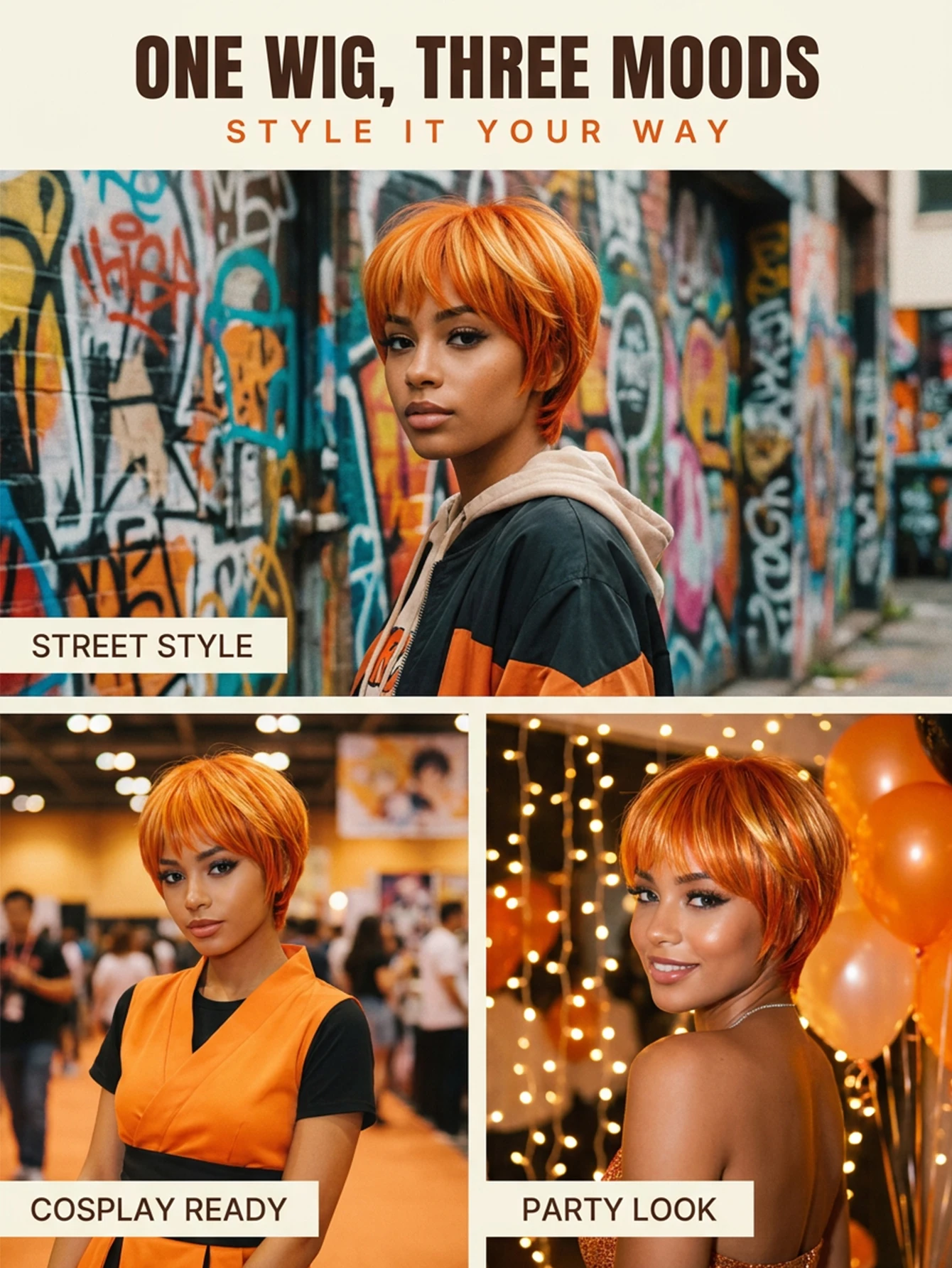 Short Synthetic Wigs With Bangs Short Pixie Cut Wig Cheap Hair Straight Wig Short Hair Wigs For Black Women