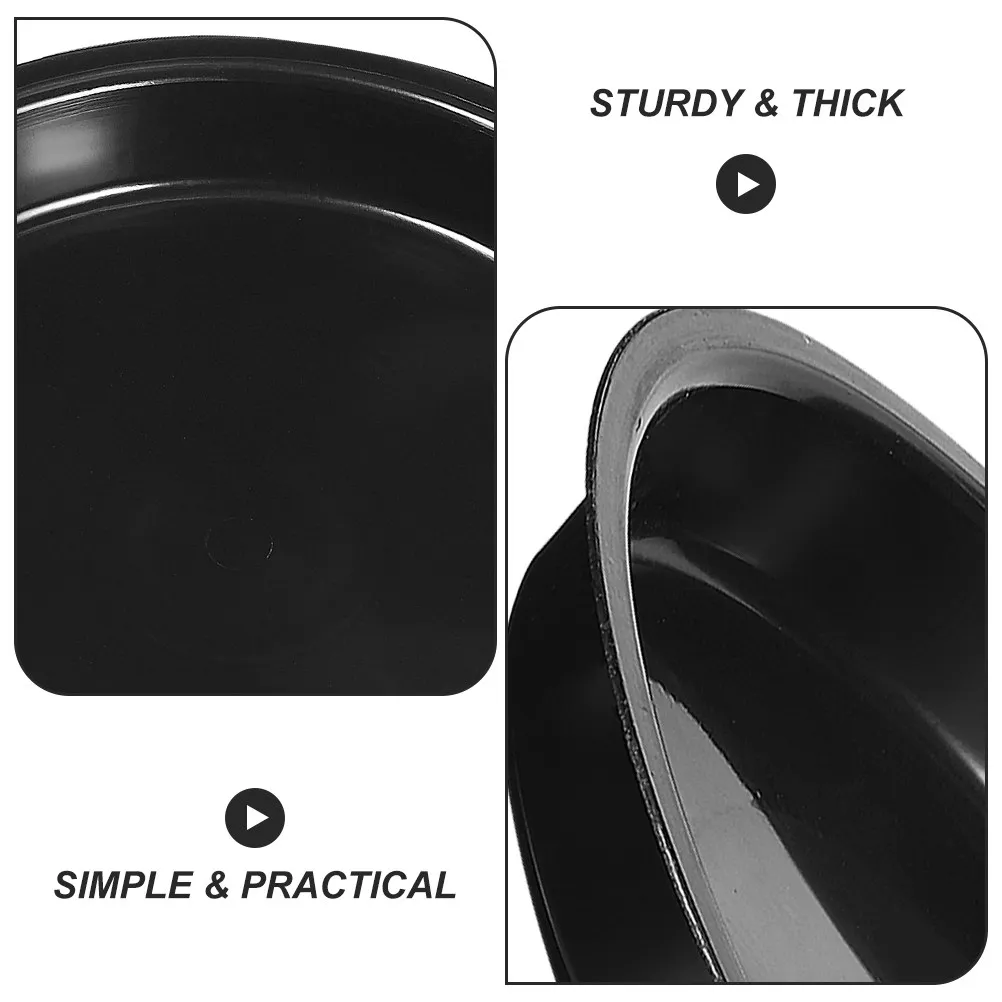 16Pcs PP Plant Saucer Round Water Resistant Plastic Tray for Flower Pots Indoor Outdoor Use Soil Spill Protection Drain Tray