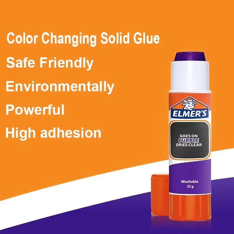 Color-Changing Transparent Solid Glue Stick Washable for Handcraft DIY Cosplay Eyebrow Shaping Office Study Stationery Supplies