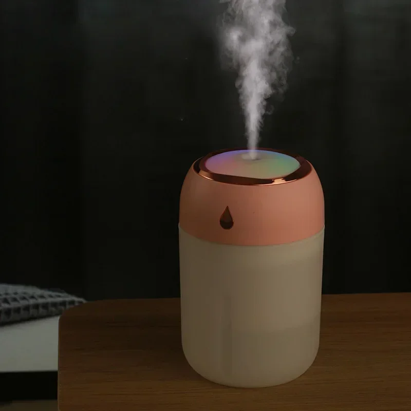 USB Mini Portable Air Humidifier Water Drop Colorful Car Humidifier Silent Atomization Aromatherapy Humidifier