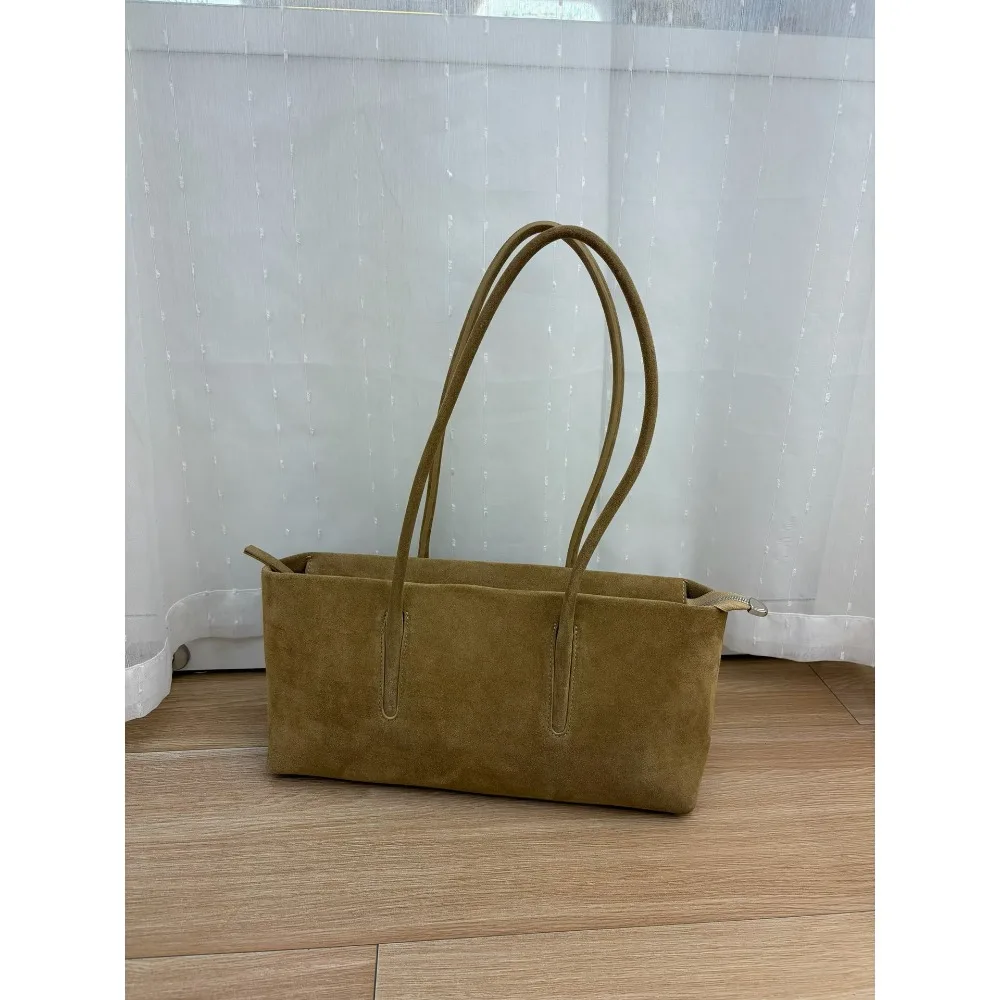 Autumn/Winter Women's Vintage Deerskin Velvet Texture Unique Fashion Commuter Versatile Tote New Plush Shoulder Crossbody Bag