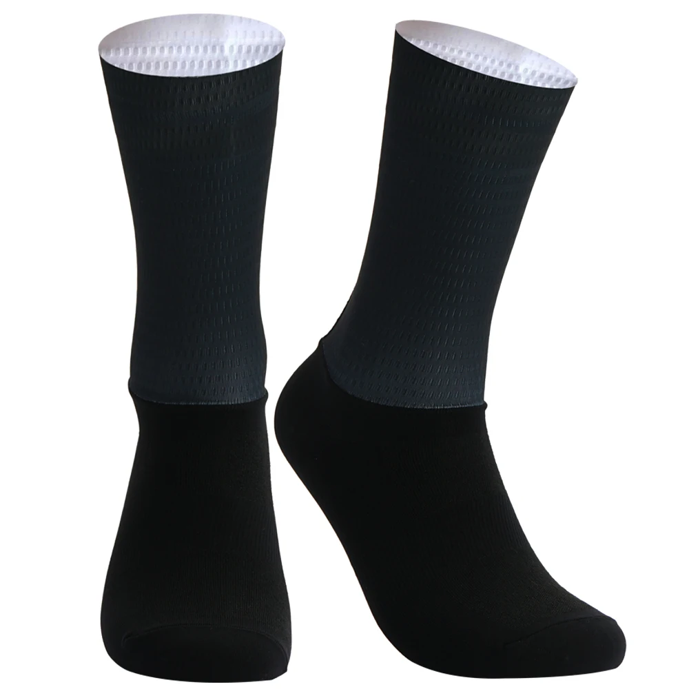 Summer Aero Bike Team New Cycling Socks Silica Gel Non-slip Breathable Pro Racing Sports Socks Men Women Calcetines Ciclismo