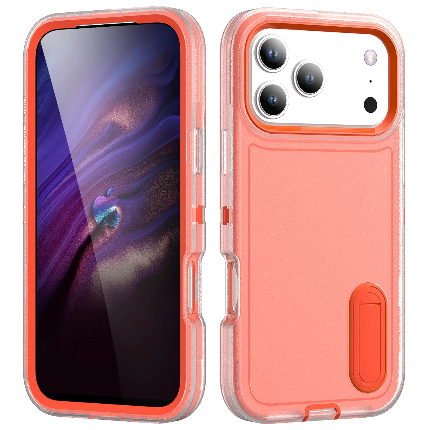 Coque De Protection Robuste Pour Iphone 17 Pro Max Air 16 Plus 12 13 14 15 Pro Iphone17 Iphone16 Iphone15 éTuis Avec BéQuille