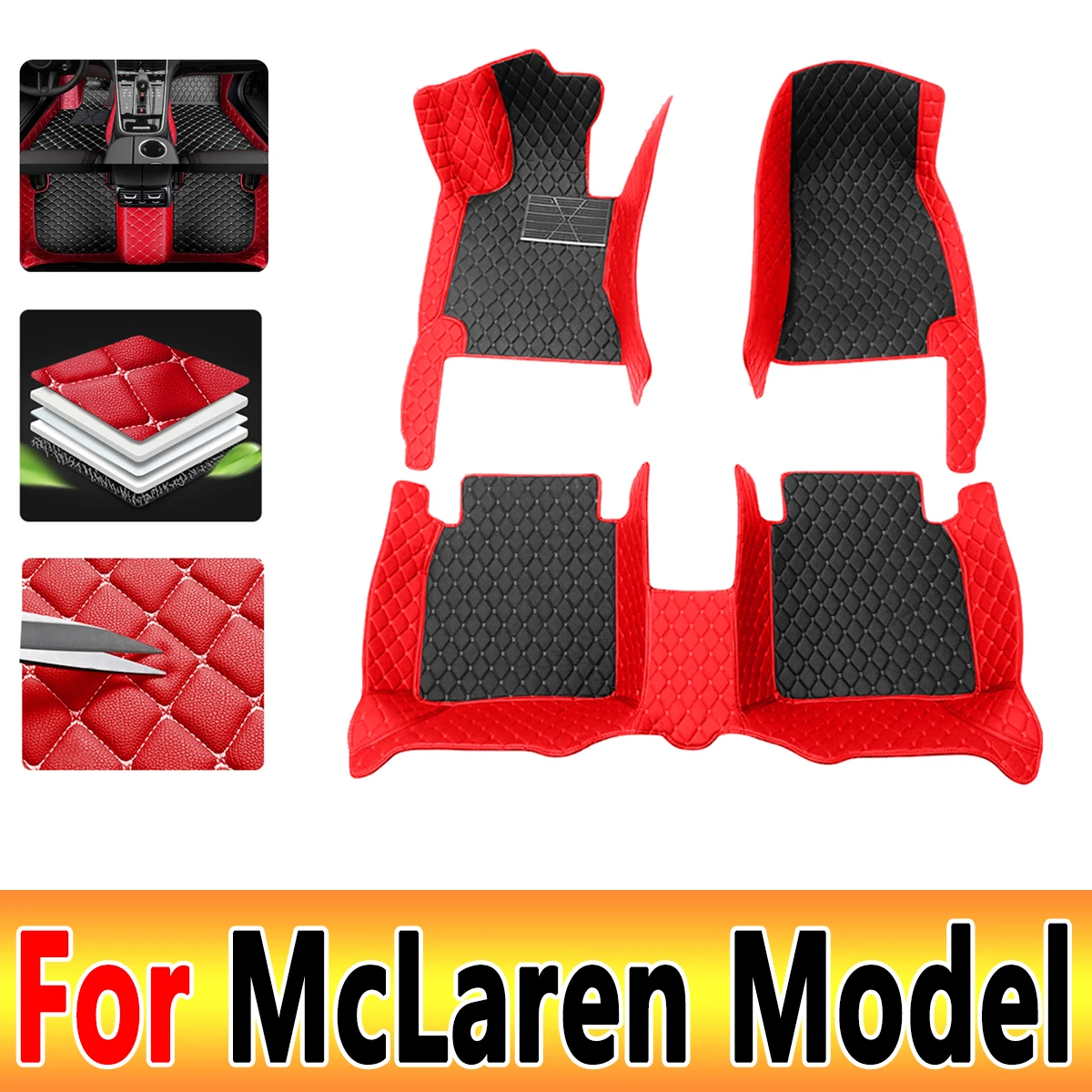 

Car Mats Floor For McLaren MP4-12C 720S 570s Car Accessories 2022 2023