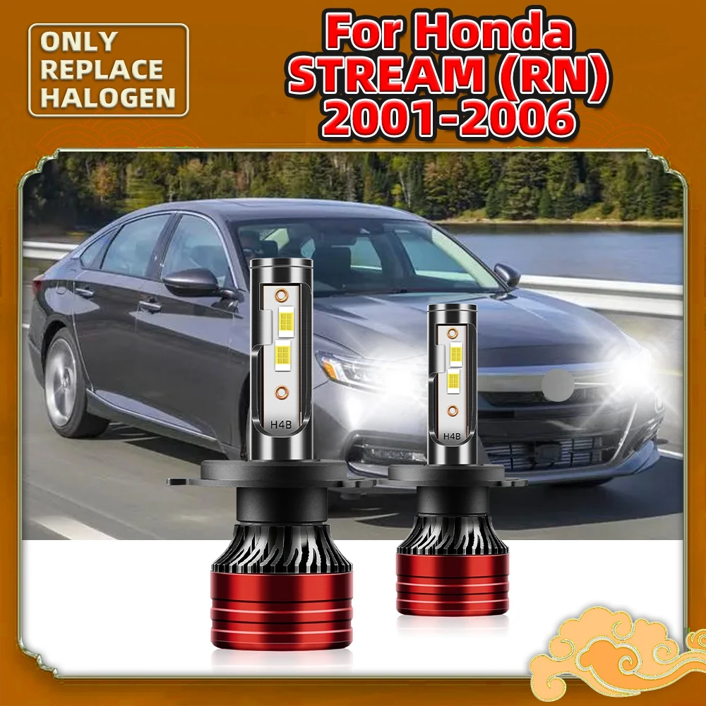 

2x LED 16000Lm Car Headlight Bulbs Lamp 120W CSP Auto Headlamp 12V Luces Kit For Honda Stream (RN) 2001 2002 2003 2004 2005 2006