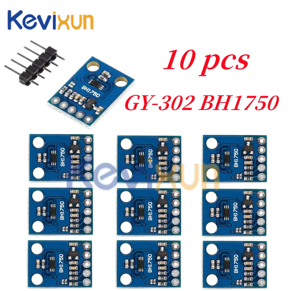 10pcs/1pc GY-302 BH1750 BH1750FVI Light Intensity Illumination Module Digital Optical Intensity Illumination Sensor for Arduino