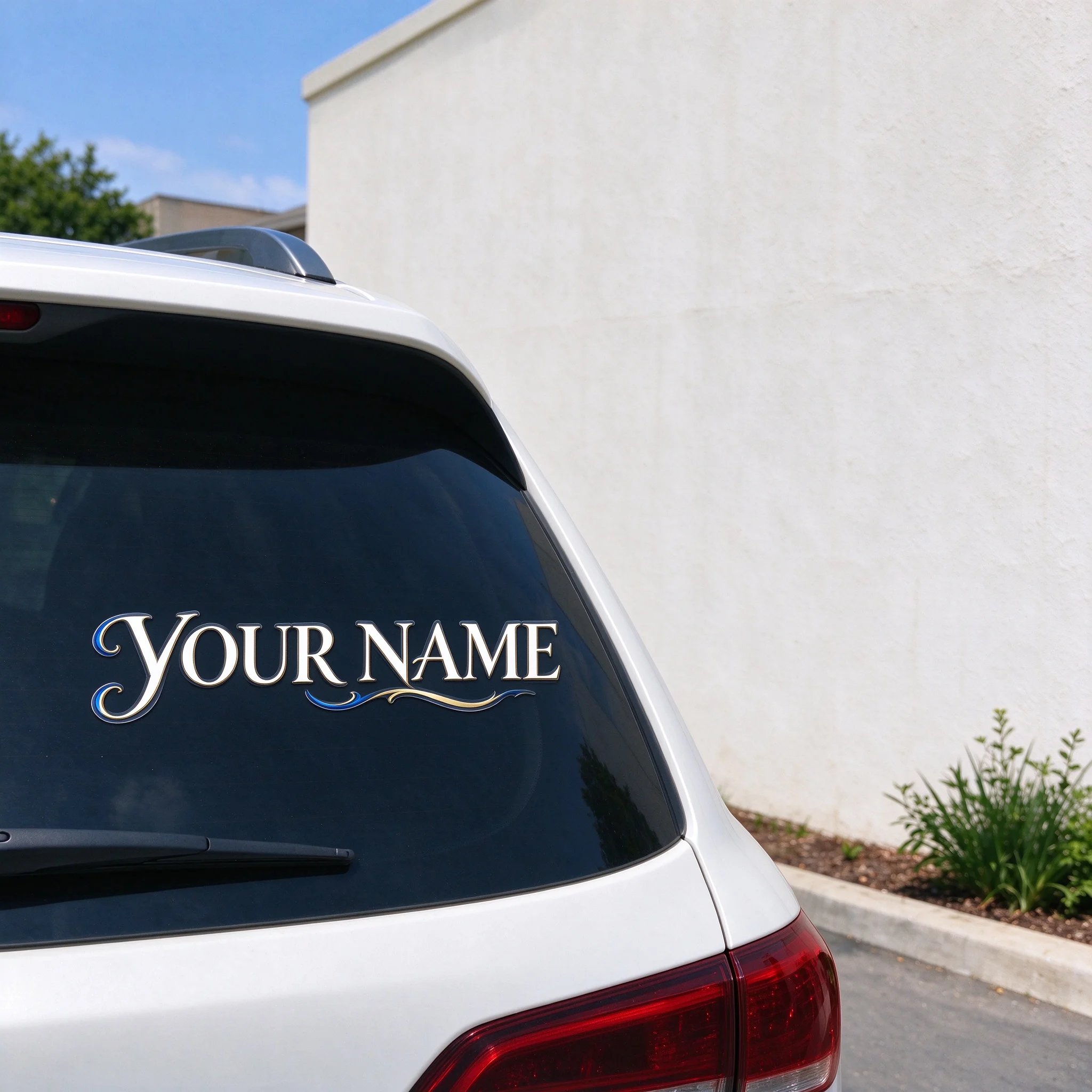Custom Label & Logo Sticker - Personalized Vinyl Sticker, Full Color & Waterproof Decal for Car Window, Helmet & More