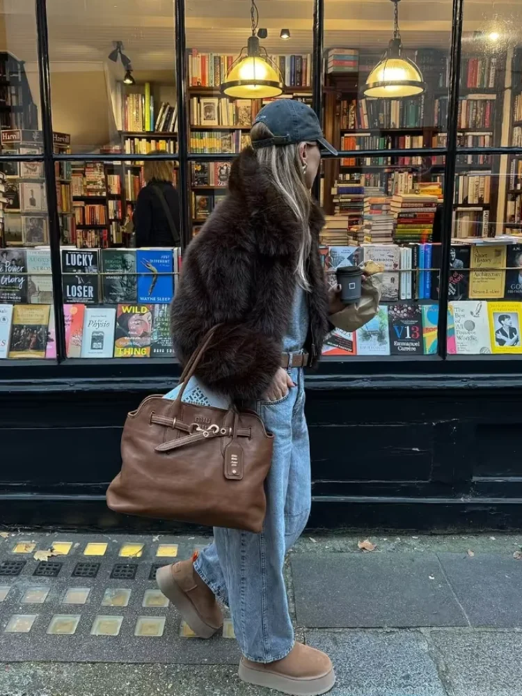 Abrigos de piel cortos con cremallera y solapa de lujo para invierno, cárdigans gruesos y cálidos de manga larga, prendas de vestir exteriores cortas informales a la moda para mujer