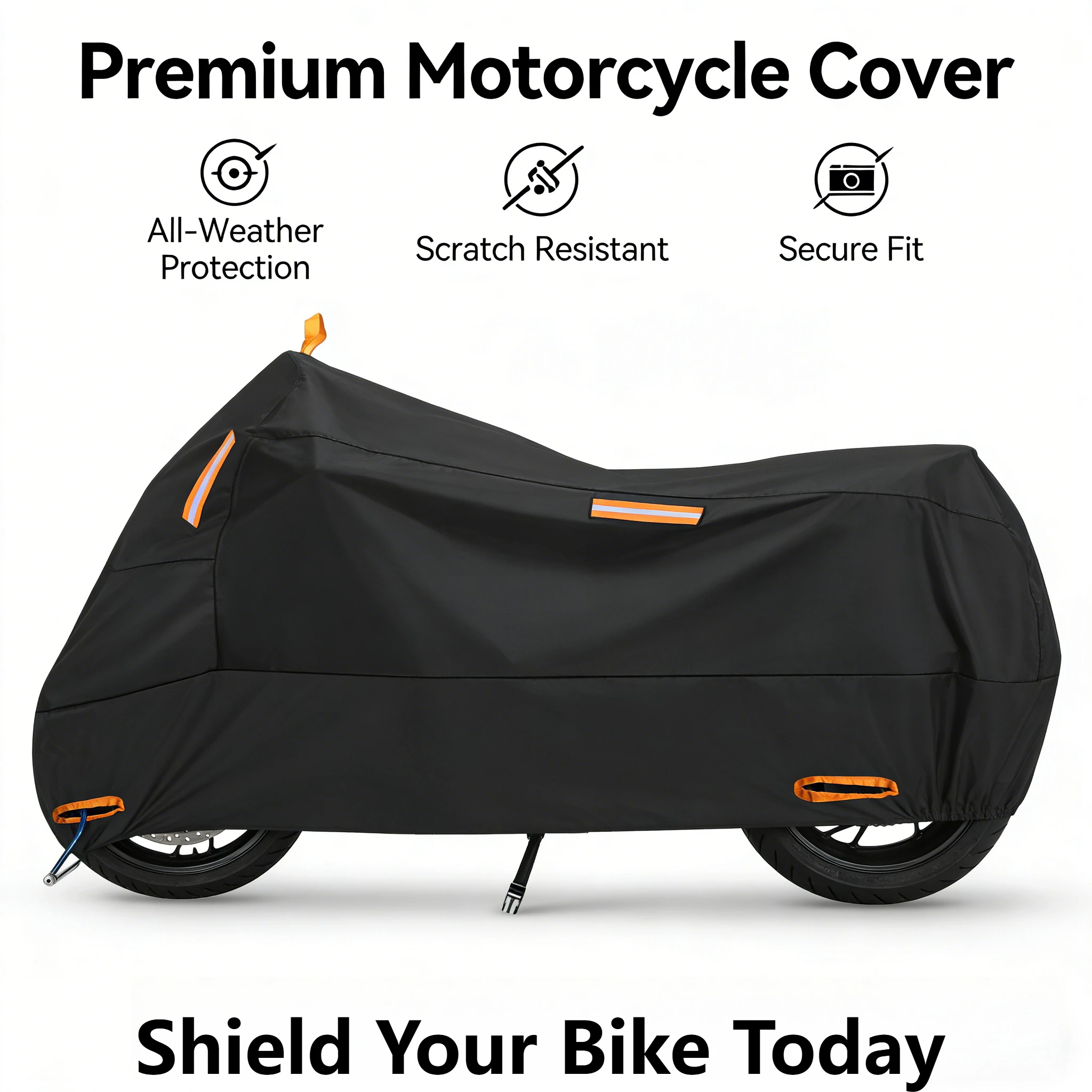 

Waterproof Electric Scooter E-Bike Cover UV Protection Heat Insulation Dustproof Rainproof Windproof Moped Motorcycle Full Cover
