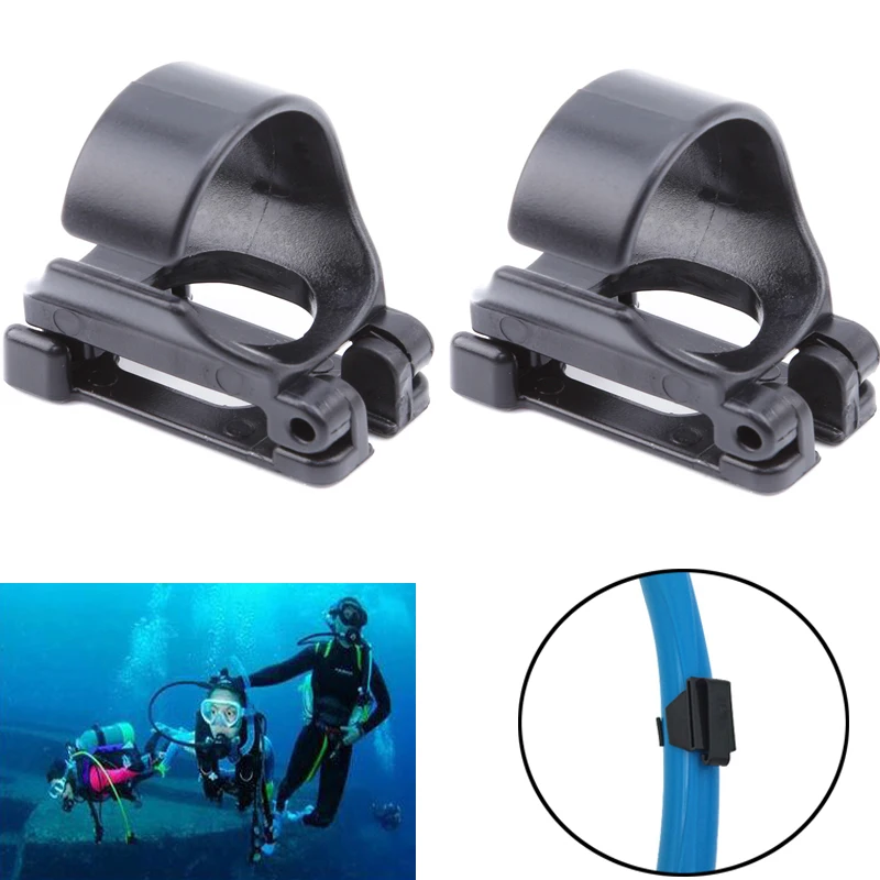 Plastic Clip Snorkel Mask Keeper Holder Retainer For Scuba Diving Silicone Snorkel Buckle Goggles Buckle Silicone Tube Buckle