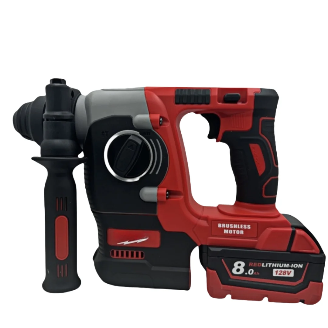 مثقاب مطرقة كهربائي بدون فرش قابل لإعادة الشحن مطرقة دورانية لاسلكية أداة الحفر والإزميل لبطارية ميلووكي M18