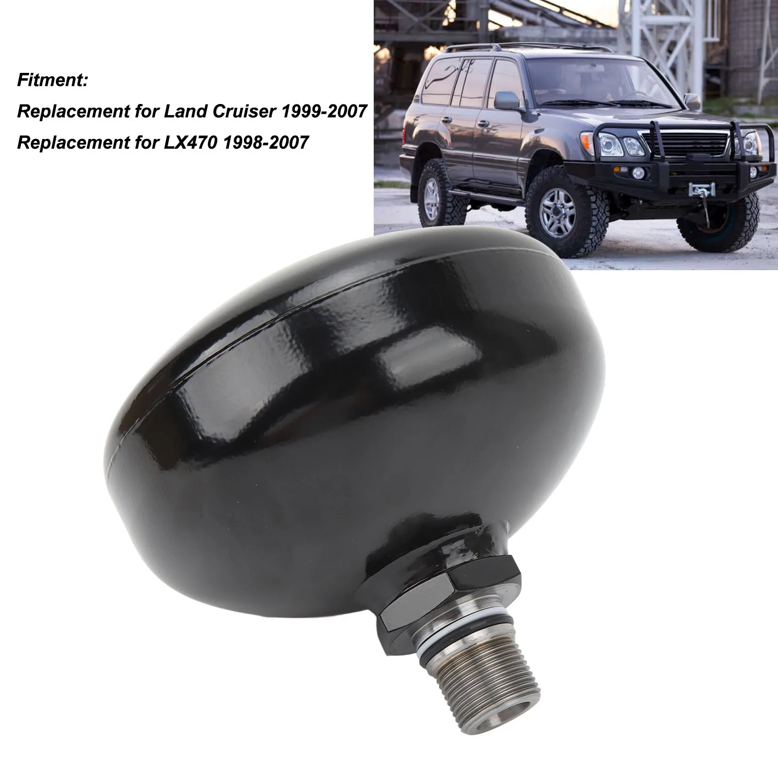 4914160010 Front Suspension Accumulator Shock Absorption Improved Comfort 49141‑60010 for Land Cruiser 1999 to 2007