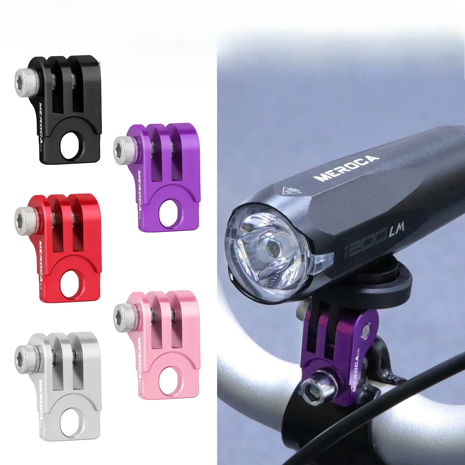 

folding bicycle handle faucet headlight holder bicycle headlight clip folding car aluminum alloy adjustment light holder