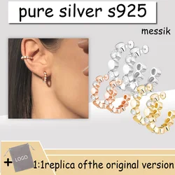 Official Website Classic D-VIBES Circle Earrings Messik S925 Sterling Silver Earrings Luxury Jewelry Wedding Party Gifts