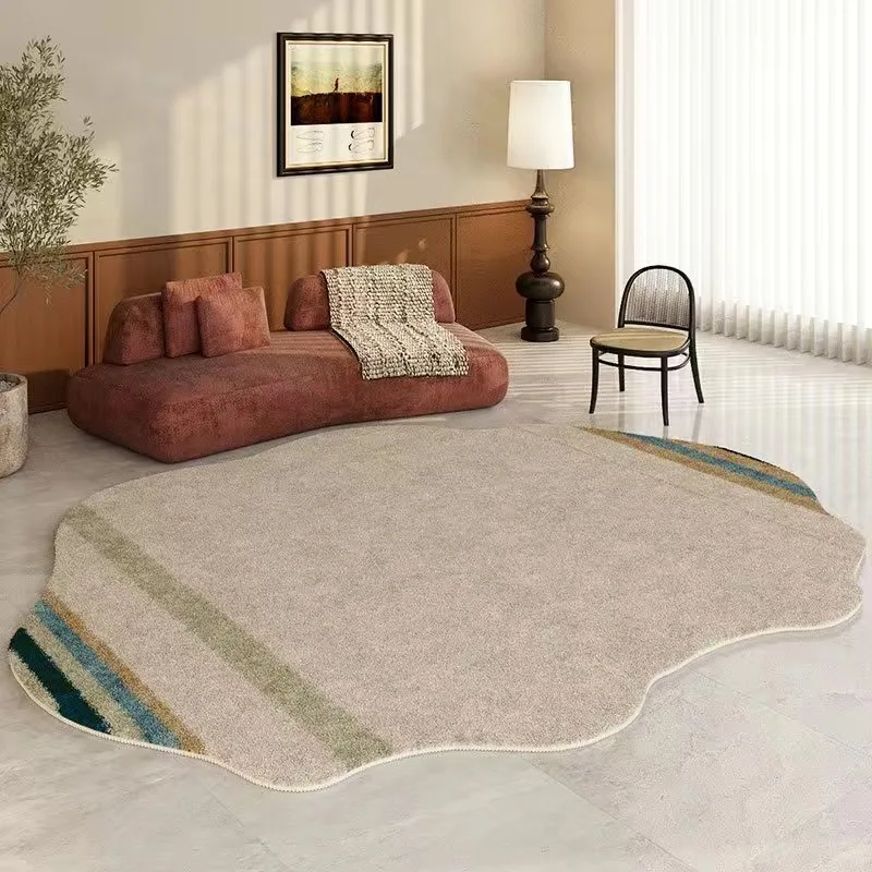 L0482-Imitation cashmere printed carpet, living room, bedroom, coffee table, thickened, modern and simple