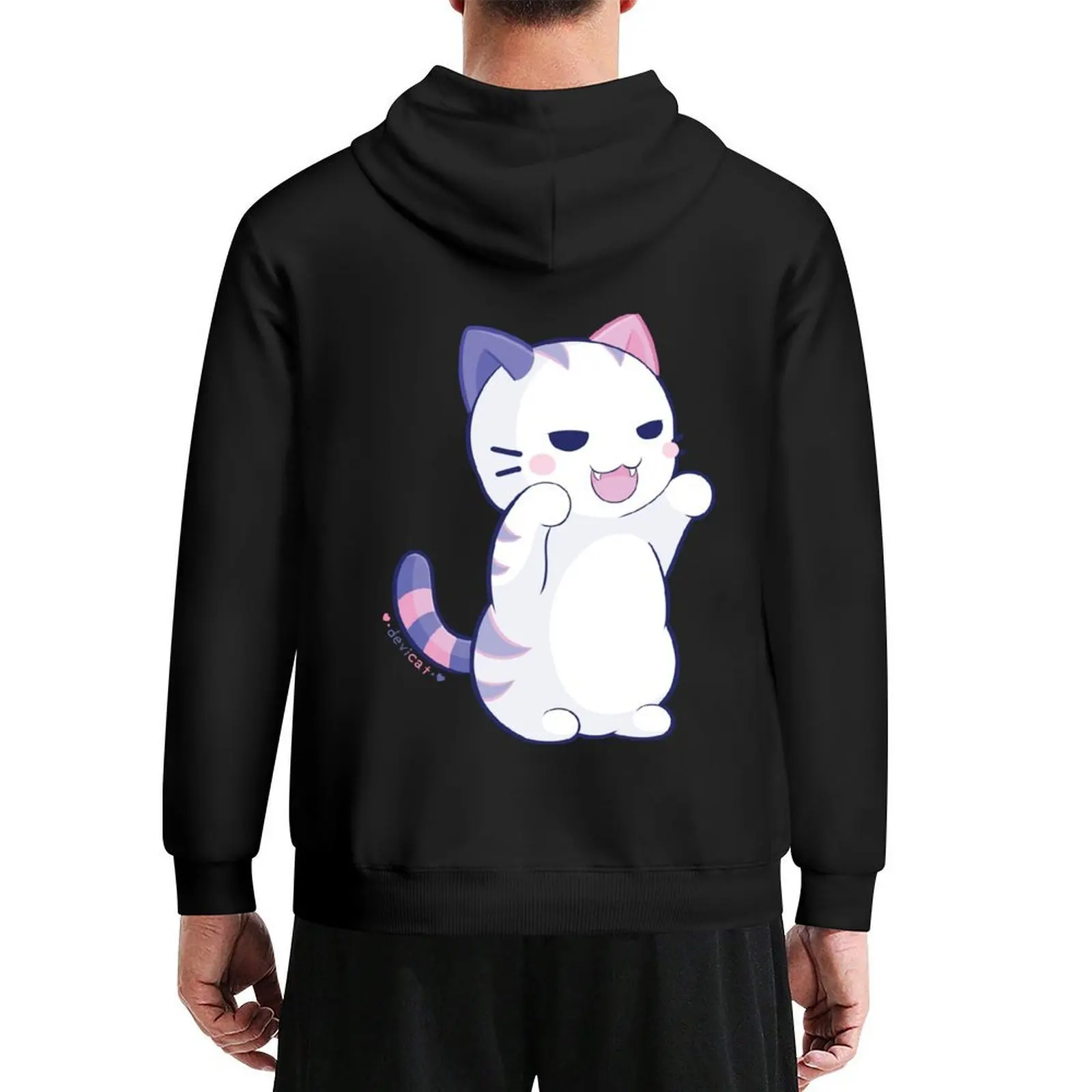 

CandiCat Tiger  2022 Hoodie autumn korean autumn clothes anime clothes japanese style pullover hoodies