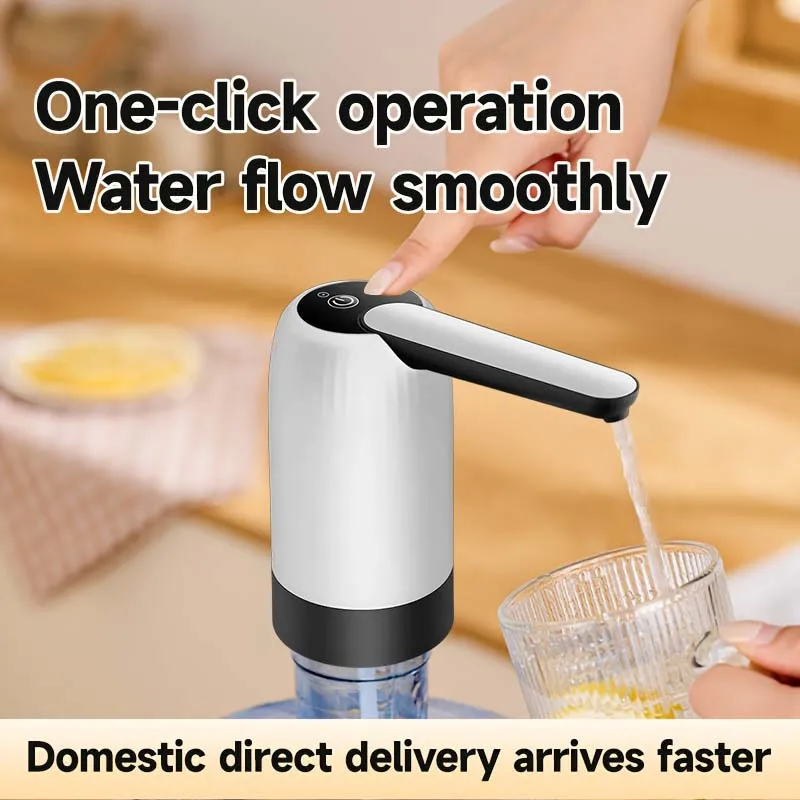 Automatic Water Press Household Water Bottle Dispenser Portable Electric Drinking Water Pump For Home Office And Outdoor Use